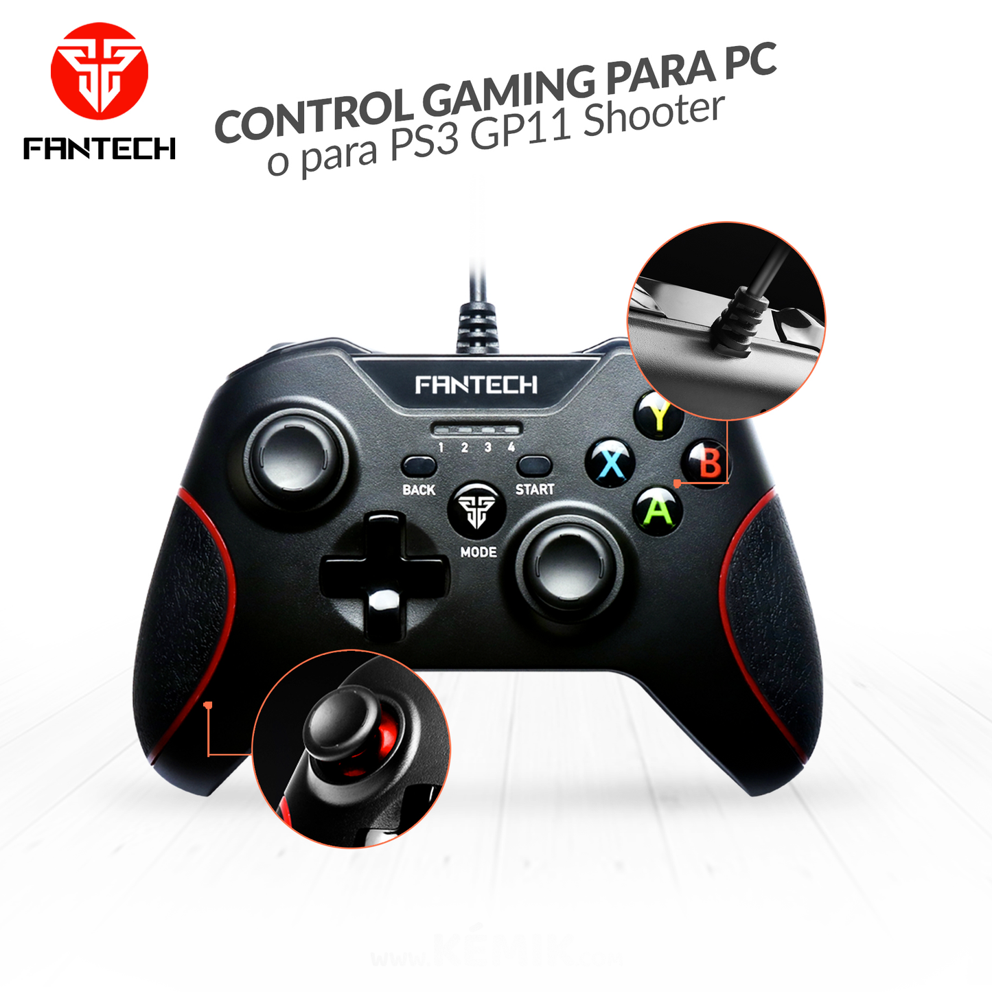 Control Fantech GP11 Shooter PS3 / PC