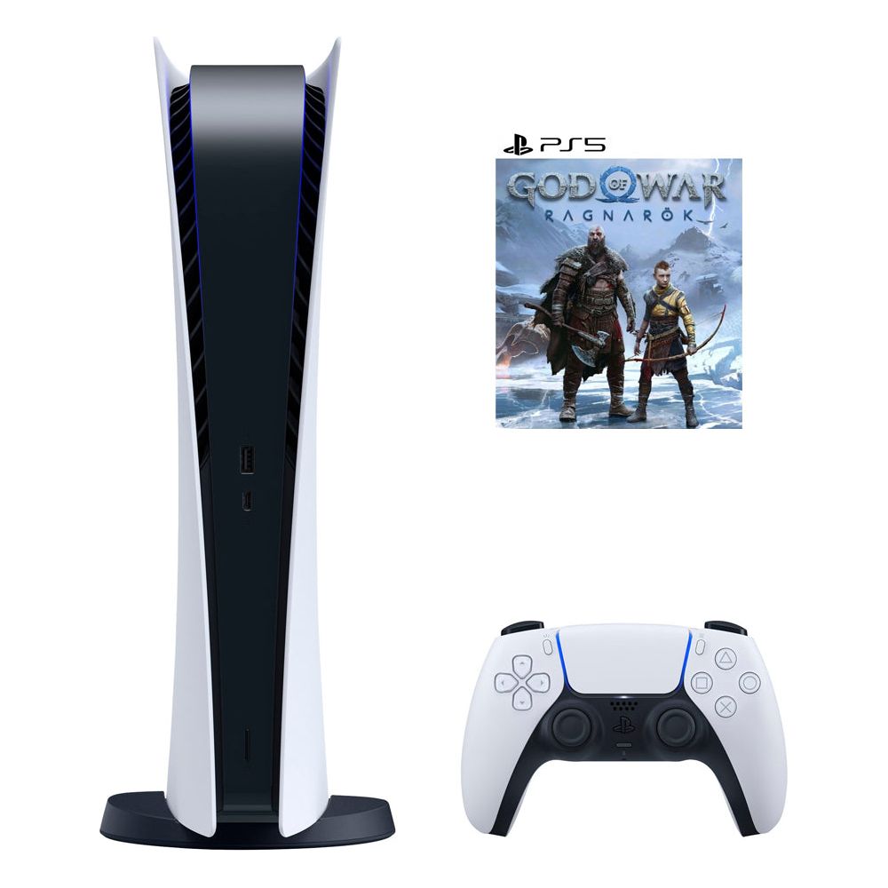 Consola Playstation 5 Digital + GOW Ragnarok