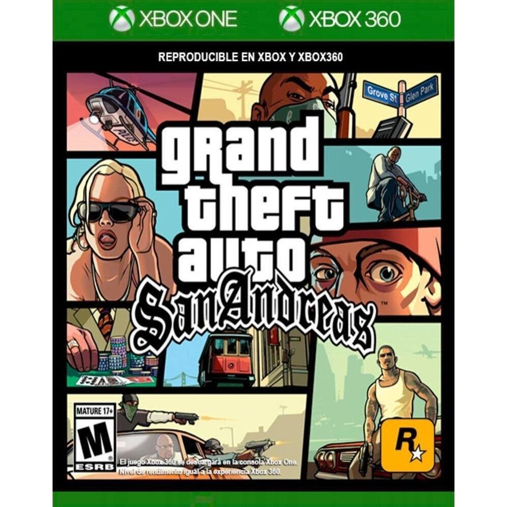 Grand Theft Auto San Andreas XBOX 360 / XBOX ONE