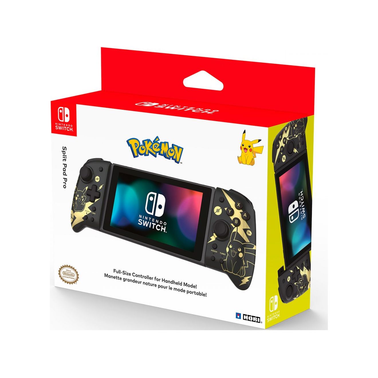 Split Pad Pro para Nintendo Switch Pikachu black and Gold